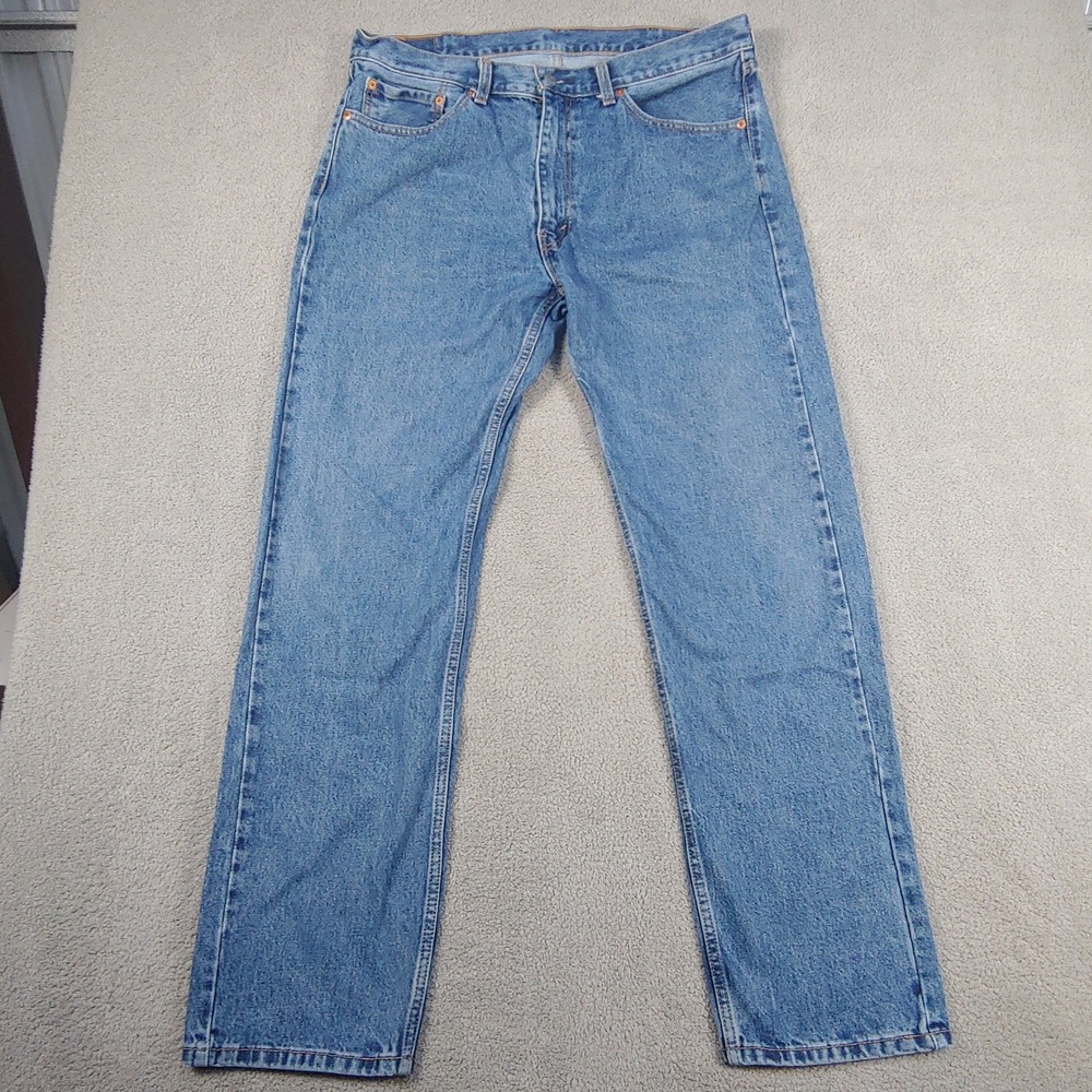 Levi's 505 Jeans Mens 38x31 - Blue Y2K 90's Style- Straight Leg Denim Pants